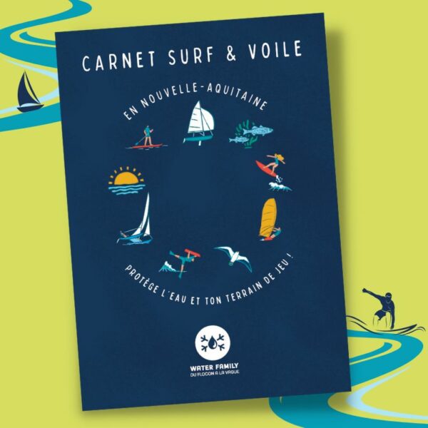Couverture du Carnet Surf et Voile édition 2022