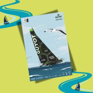 Poster Vendée Globe Benjamin Dutreux 2024