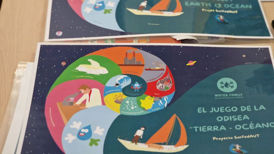 SurfEdAut Project - l'adaptation du jeu terre océan en espagnol