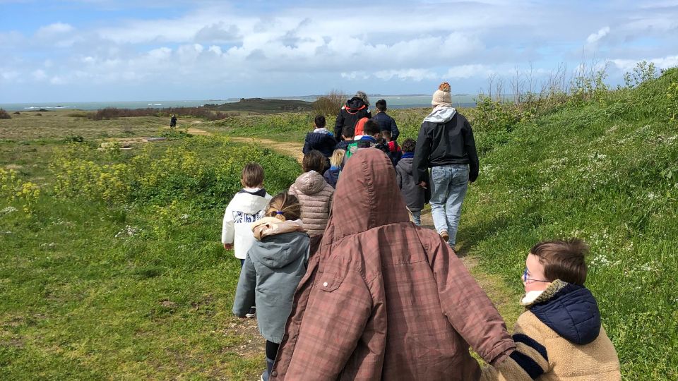 aimation laisse de mer par la Water Family Ile Hoedic - antenne Morbihan
